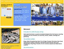Tablet Screenshot of mid-countyseniorcenter.com